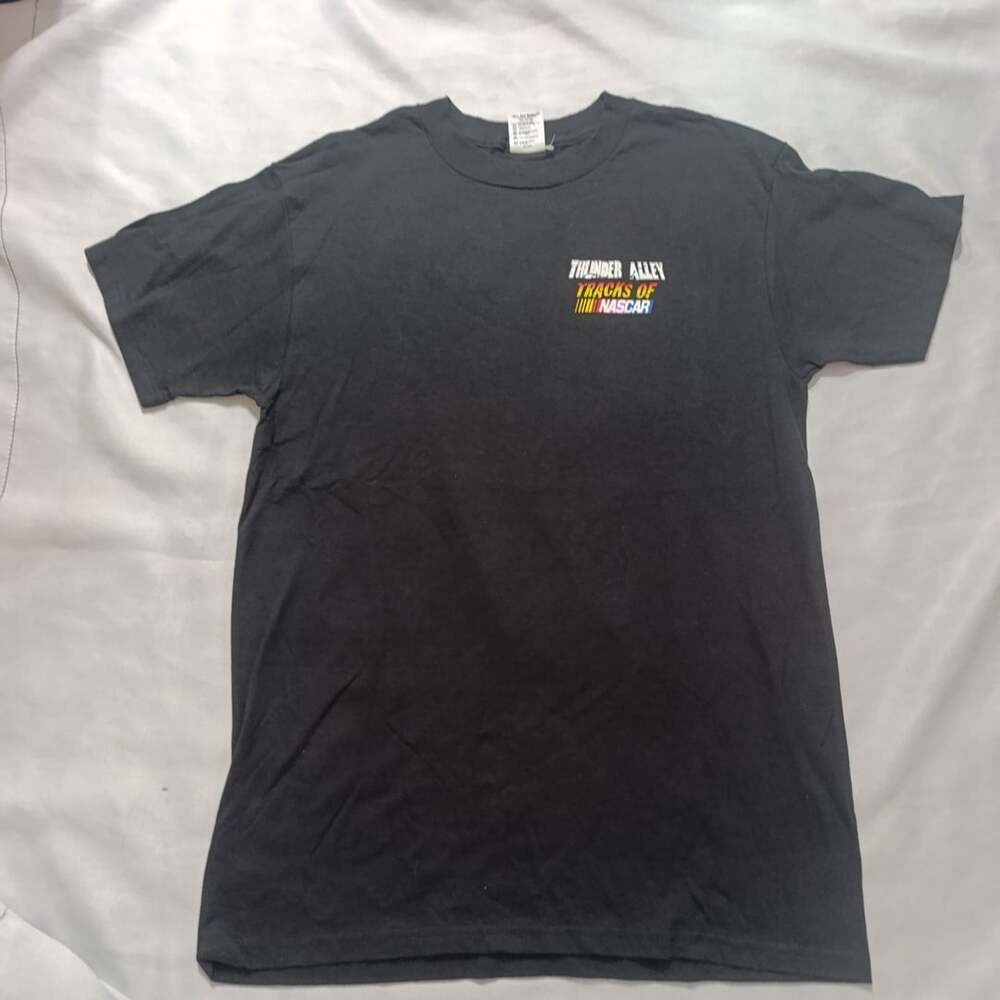 Delta Nascar Thunder Alley T-Shirt Size M Black Vintage